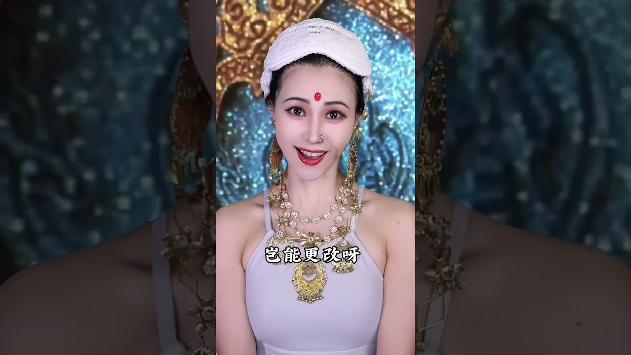 “箭射中了圣僧，定要招他为驸马～”#天竺公主#是初九啊 #仿妆 #shorts