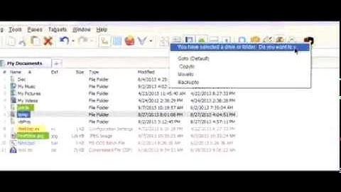 XYplorer-Tutorial - Using MenuProducer - 3 (folder goto)
