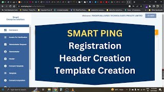 Smartping DLT Registration | Header Registration | Template Registration screenshot 2