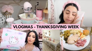 VLOGMAS 🎅 - More shopping, Clean Skincare, Thanksgiving