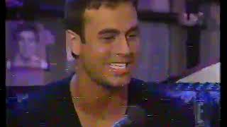 Tony Bruno accompanying Enrique Iglesias proofing that he can sing on Howard Stern