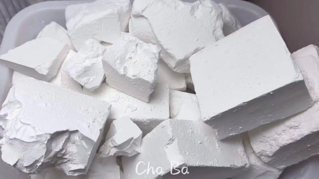 Glass Crisp Pure White JUMBOs, Unpolished & Layered Chalk Compilation🤩@ChaBa_asmr #relax #satisfying