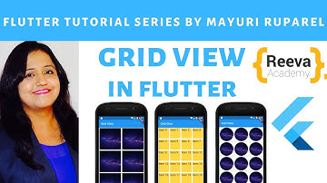 Grid View in Flutter | Learn Flutter with Mayuri Ruparel