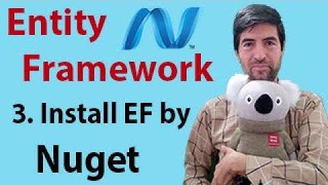 Entity Framework Tutorial 3: Install Entity framework by Nuget Package Manager