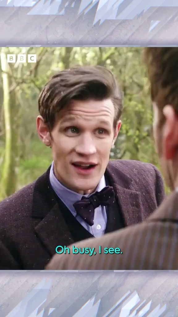 The sass-off is a rite of passage for any Doctor meeting their younger self