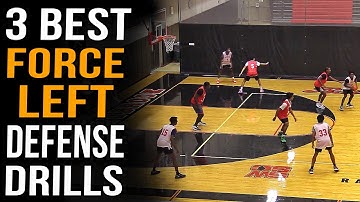 The 3 BEST Man Left Defense Drills | Lock Left Defense Drills