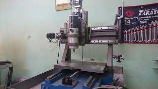 pathpilot, atom d525, step motor, ballscrew 5mm, acc 600mm/s2, g1 f6000