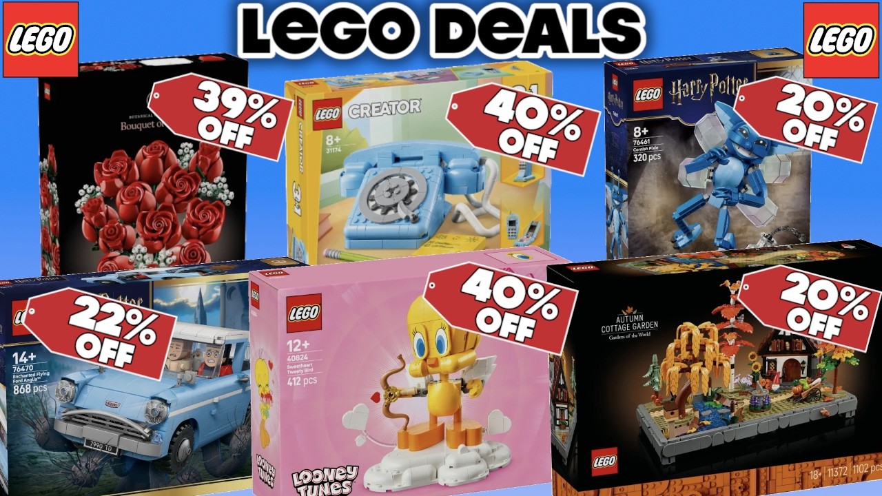 NEW LEGO DEALS - UP TO 40% OFF! - AMAZON SAVINGS & MORE