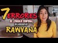 7 errores del lenguaje corporal en la disculpa de Rawvana