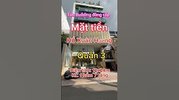 Bán nhà quận 3 - Tòa Building Mặt Tiền Hồ Xuân Hương - 12x20m 1 hầm 7 tầng mới đẹp. #shorts