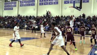STUDENTS GO CRAZY! After Poly F Mallory throws it down with 2 over Milford player