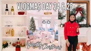 VLOGMAS DAY 24 \& 25 | Celebrating Christmas Eve \& Christmas!