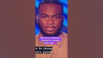 Thumbnail of Katy Perry is moved to tears as Roman Collins sings gospel on American Idol!! ❤️