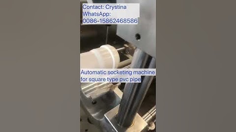 How to make PVC pipe socket,pipe machine,belling machine,plastic pipe machine,tube expanding machine