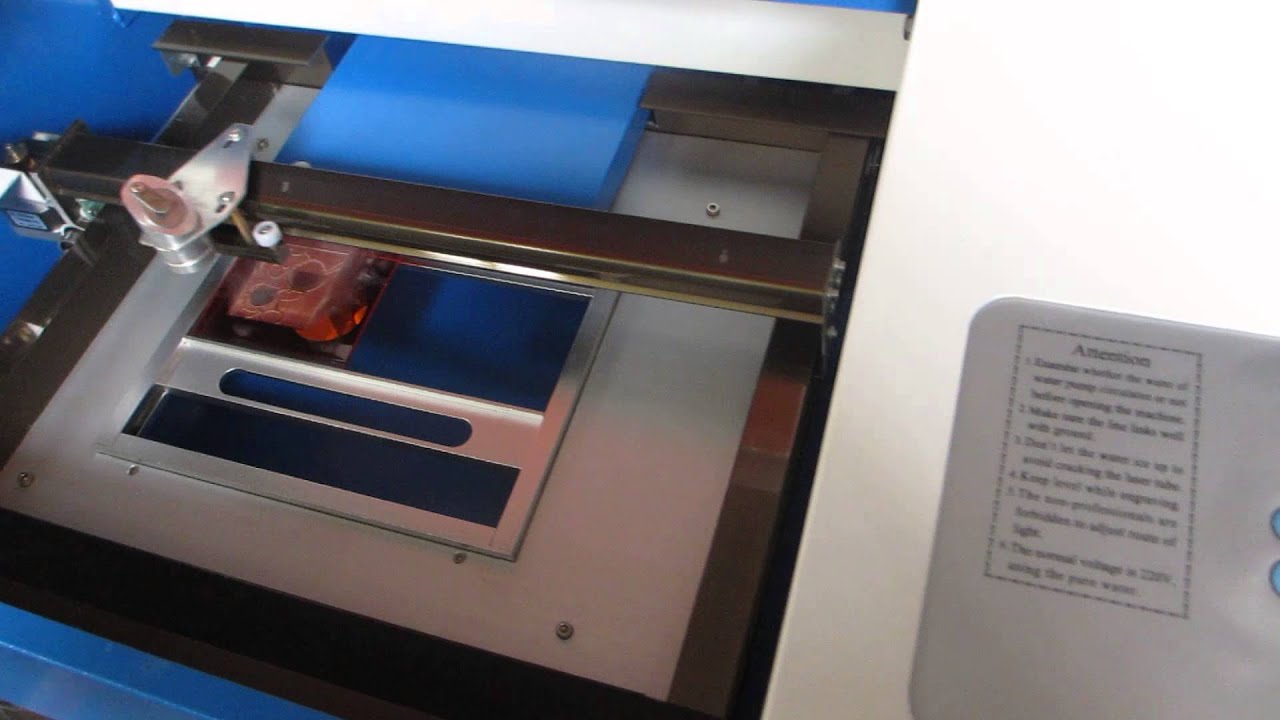 FL-K40 40W co2 engraving on Acrylic, Flash Laser, mini laser, desktop laser