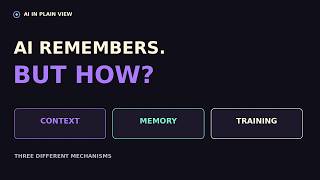 What AI Remembers: Context, Memory & Training Explained