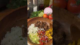 Healthy & Delicious Steak Fajita Bowl