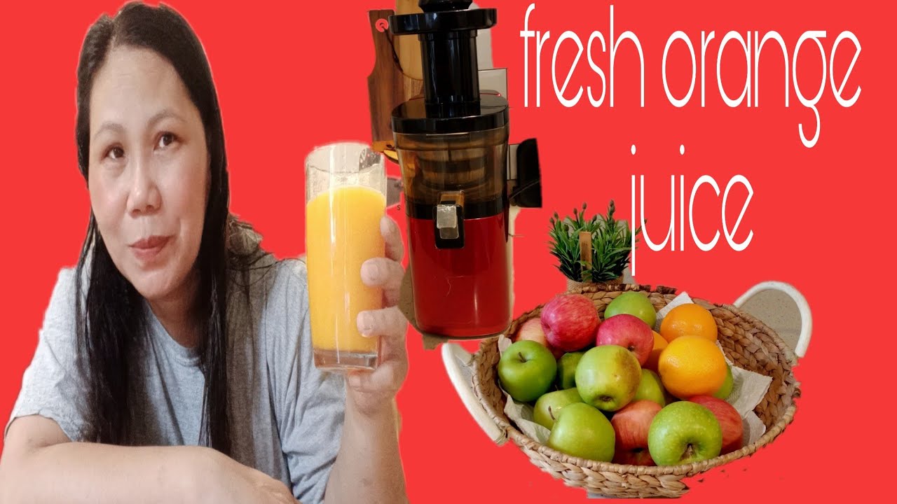 Making orange juice without pulp - YouTube