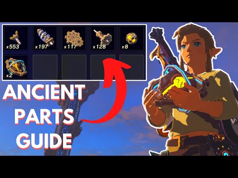 How To Get Ancient Parts - Screws, Springs, Shafts, Gears, Cores, Giant Cores - Zelda BOTW