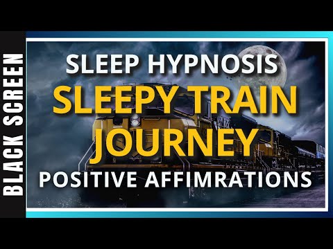 Sleepy Train Journey - Sleep Meditation (Black Screen) thumbnail
