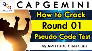 (01) How to Crack Capgemini Pseudo Code Test | Pseudo Code Questions Explanation Part 01 | in Telugu
