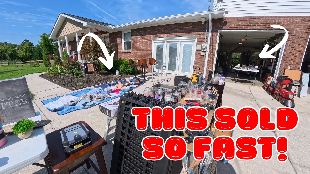 This Yard Sale Flip SOLD ALMOST INSTANTLY! - YouTube