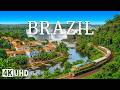 Peaceful Brazil 4K 🇧🇷 | Relaxing Music with Rainforest and Beautiful Tropical Landscapes