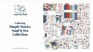 Layle By Mail | Simple Stories - Sand & Sea Collection | Unboxing