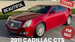 Sports Performance 2011 Cadillac CTS Performance Coupe Finished in Crimson Pearl For Sale By Elite Motor Cars Sold ￼
