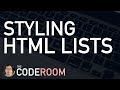 Styling html lists  the coderoom