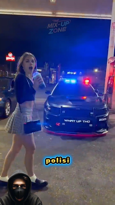 Cewek mabuk vs polisi #shorts