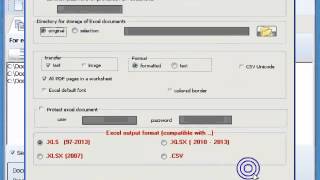 PDF to Excel Converter demonstration screenshot 3
