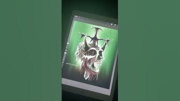 #procreate #skullartwork #digitalart #skullart #art #gothicart #fypシ #arttrend #fypシ #artfyp #skull