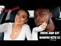 DRIVE, CHAT AND EAT NANDOS WITH ME AND PAT | Madison Sarah