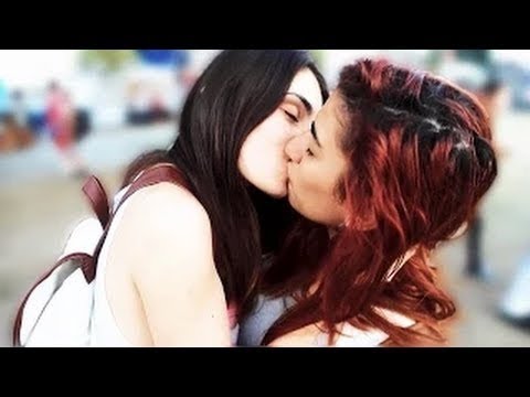 Lesbian Kissing Prank 2015 - Wet Makeout Tongue Kissing Prank!