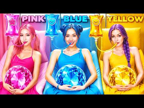 ROSA vs AZUL vs AMARELO! Desafio de Maquiagem: Quem Terá a Melhor Transformação?