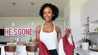 My Man Is Out of Town… So I Kept Myself BUSY 😂 | Vlog