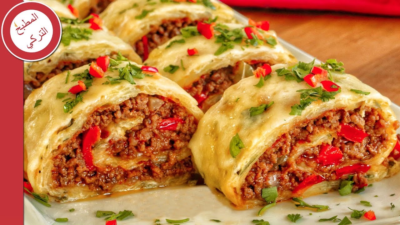 من الأكلات اللى لو اتحطت على السفرة هتخلص فى ساعتها 😋💯 رول البطاطس باللحم المفرومة ✅