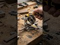 Miniature Saw Cuts Hardwood Like Butter! 🪚🔥 Tiny Tool, Big Power #shorts