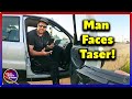 Seatbelt? Optional! Identity? Secret! - Belligerent Passenger vs Taser!