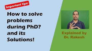 Problems and solutions during IIT PhD I Explained by Dr. Rakesh