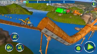 Bike Stunt Tricks Master ~ Android Game Play screenshot 5