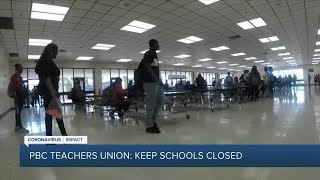 Palm Beach County teachers union wants schools to remain closed, classes to continue online