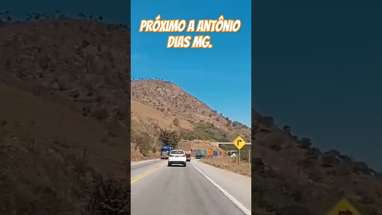 Próximo a Antônio Dias MG pela BR 381. Vídeo Completo no Canal.