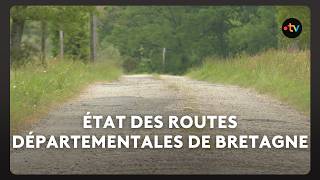 Nids de poules, fissures ou crevasses. Les signes de fatigue du réseau routier breton.