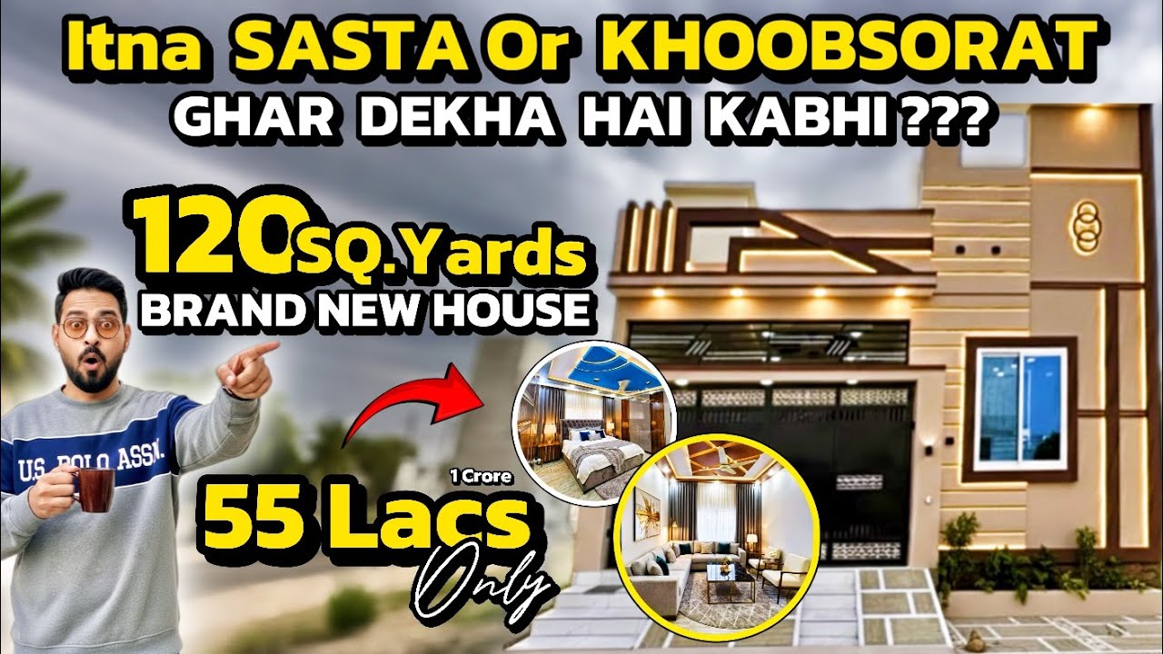 Inside This Stunning 120 sq Yards House in Karachi | Why its Better Then 3 bed dd Flat | Scheme 33 ✨