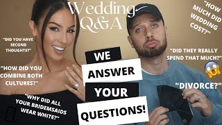 OUR WEDDING Q&amp;A AND REACTING TO YOUR COMMENTS!