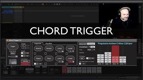 How to trigger chords in Ableton Live via one MIDI note input - ChordTrigger V1 full run-through