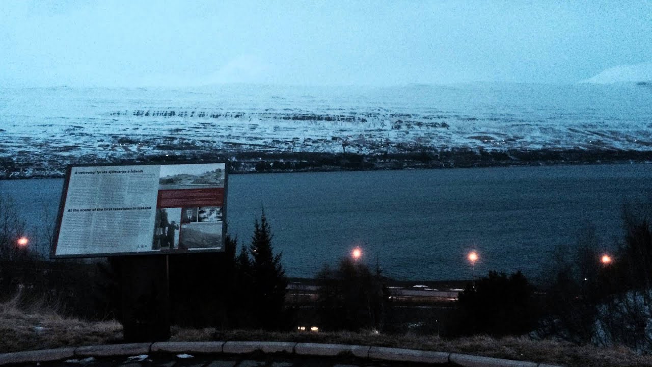 Akureyri At The Scene of the First Television in Iceland Ambient