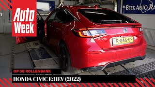 Honda Civic Ehev 2022 - Op De Rollenbank